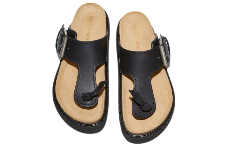 (W) Acne Studios Platform Sandals 'Black' 圖 4