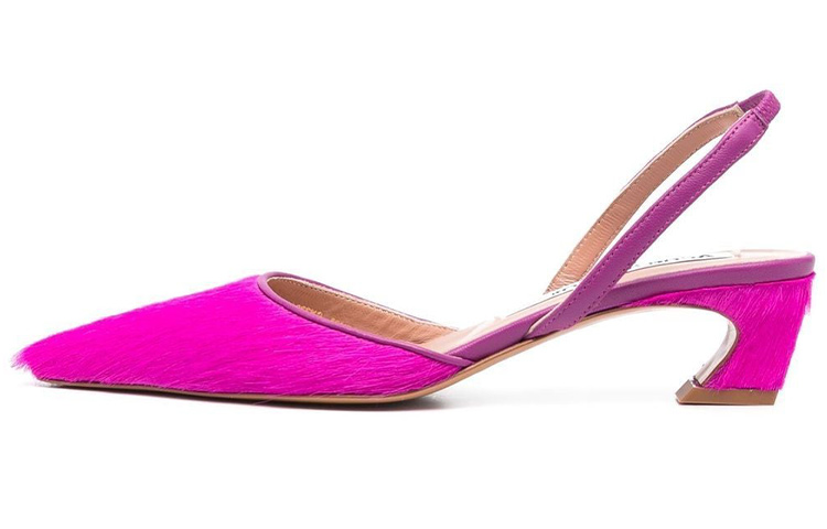 Buy (W) Acne Studios Tacón Grueso Punta Fina 'Morado Rosa' AD0580-ACT