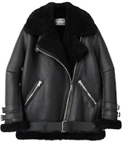 (Women) Acne Studios Shearling Aviator Jacket Black 1AQ173-Z32 (Women) Acne Studios Shearling Aviator Jacket Black 1AQ173-Z32