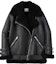 Buy (Women) Acne Studios Shearling Aviator Jacket Black 1AQ173-Z32