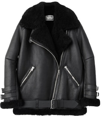 (Women) Acne Studios Shearling Aviator Jacket Black 1AQ173-Z32 Order (Women) Acne Studios Shearling Aviator Jacket Black 1AQ173-Z32