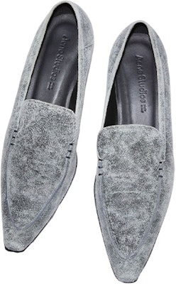 Acne Studios 皮革 時尚套腳 女士休閒單鞋 女款 黑米 Lookbook Acne Studios 皮革 時尚套腳 女士休閒單鞋 女款 黑米