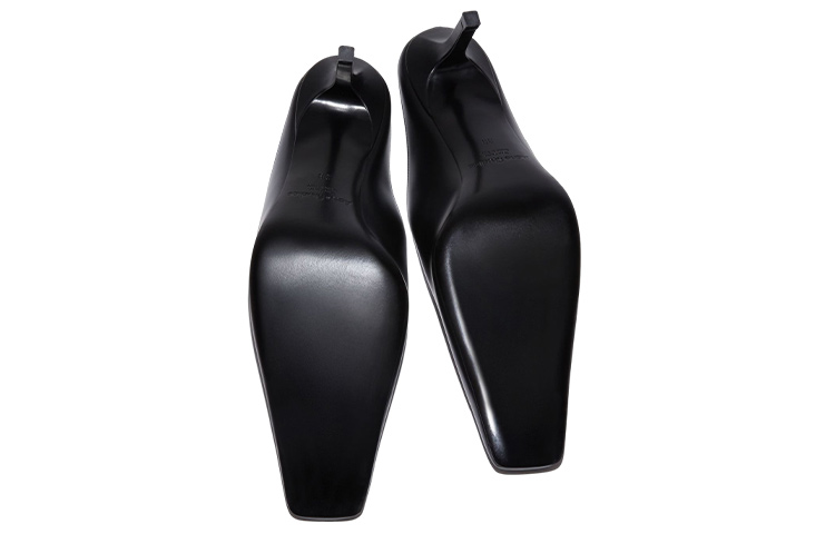 (W) Acne Studios Slip-On High Heel Sandal 'Black Leather' 圖 4