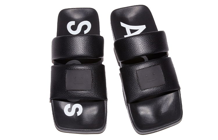 Shop (W) Acne Studios Scarpe Slides ''Nero Comfort'' AD0408-AX0