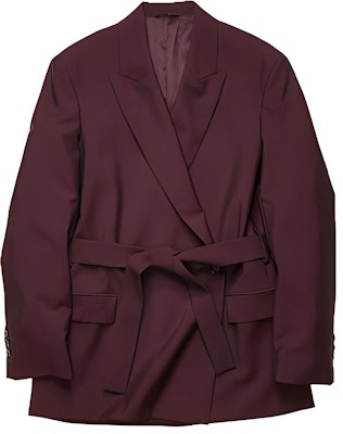 (W) Blazer Rojo Cruzado Doble con Cinturón de Acne Studios. AH0108-AUB Buy (W) Blazer Rojo Cruzado Doble con Cinturón de Acne Studios. AH0108-AUB