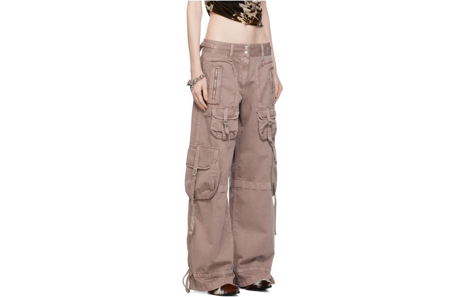 Shop (W) Pantalones Lila Pastel Acne Studios Mujer Casual Trabajo Morado Sólido. AK0704CTL