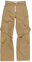 (Women) Acne Studios Solid Zip Loose Cargo Pants - Cold Beige. AK0754-AE5 (Women) Acne Studios Solid Zip Loose Cargo Pants - Cold Beige. AK0754-AE5