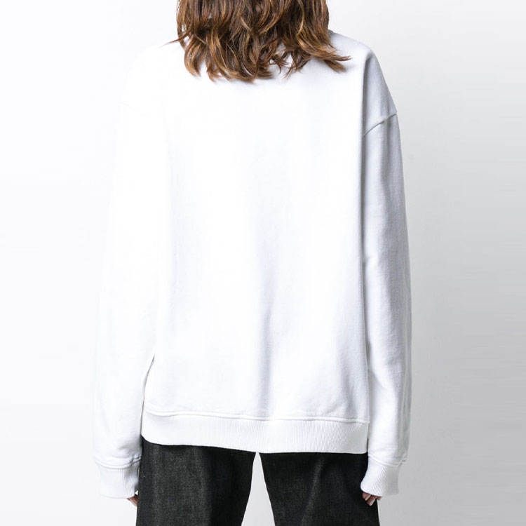 (Women) Acne Studios SS21 Loose Fit Cotton Sweatshirt White AI0067-183 圖 5