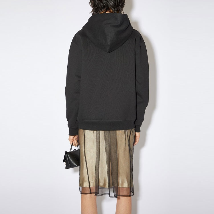 Shop (W) Acne Studios SS21 Hoodie Oversized Hitam untuk Wanita AI0080-900