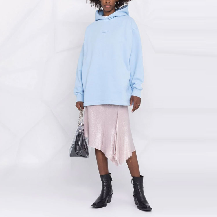 Lookbook (W) Acne Studios SS21 淺藍色前標誌套頭衫 AI0083-AAS