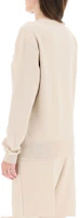 Sizing (Women) Acne Studios SS21 Smile Face Crewneck Pullover Sweatshirt Beige () AI0096-633