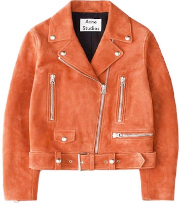 (W) 아크네 스튜디오 SS21 스웨이드 스타일 집 자켓 오렌지 핑크 1AA171-82A Buy (W) 아크네 스튜디오 SS21 스웨이드 스타일 집 자켓 오렌지 핑크 1AA171-82A