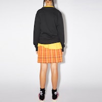 (W) Acne Studios SS22 黑色宽松圆领卫衣带笑脸标志 AI0096-900 Shop (W) Acne Studios SS22 黑色宽松圆领卫衣带笑脸标志 AI0096-900