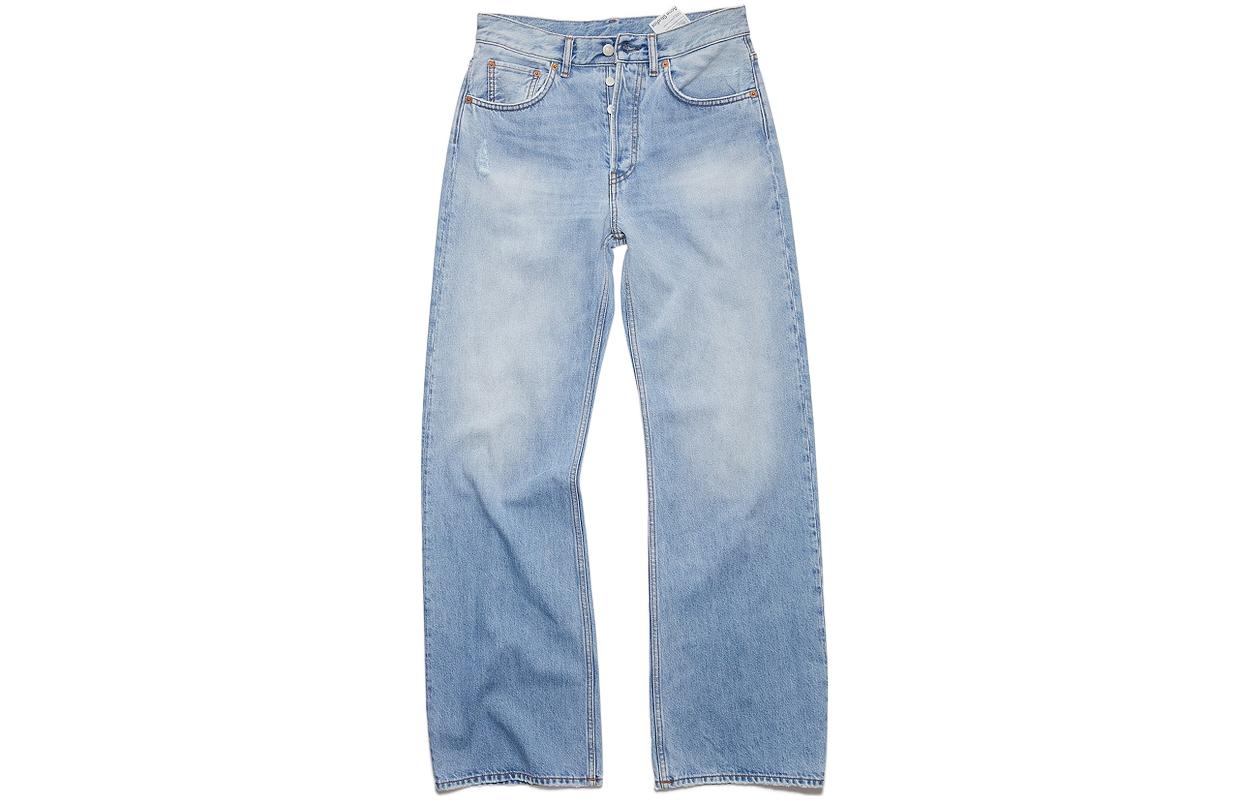 Order (W) Acne Studios 春夏22蓝色宽腿直筒复古牛仔裤. A00338-228