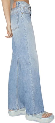 (W) Acne Studios 春夏22蓝色宽腿直筒复古牛仔裤. A00338-228 Lookbook (W) Acne Studios 春夏22蓝色宽腿直筒复古牛仔裤. A00338-228