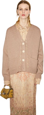 (Women) Acne Studios SS22 Brown V-Neck Wool Sweater Pullover. A60336-ADV Lookbook (Women) Acne Studios SS22 Brown V-Neck Wool Sweater Pullover. A60336-ADV