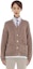 Sizing (Women) Acne Studios SS22 Brown V-Neck Wool Sweater Pullover. A60336-ADV