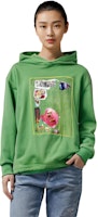 (W) Acne Studios SS22 綠色印花寬鬆連帽衫套頭上衣。 AI0122-AB8 Details for (W) Acne Studios SS22 綠色印花寬鬆連帽衫套頭上衣。 AI0122-AB8