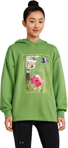 (W) Acne Studios SS22绿色印花宽松连帽衫套头衫. AI0122-AB8 Sizing (W) Acne Studios SS22绿色印花宽松连帽衫套头衫. AI0122-AB8