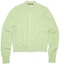 Buy (W) Cárdigan de Lana Verde Acne Studios SS22 con Parche Logo Cara. A60280-CPN