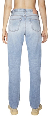 (W) Acne Studios SS22 高腰做旧直筒牛仔裤 蓝色丹宁裤。 A00344-228 Lookbook (W) Acne Studios SS22 高腰做旧直筒牛仔裤 蓝色丹宁裤。 A00344-228