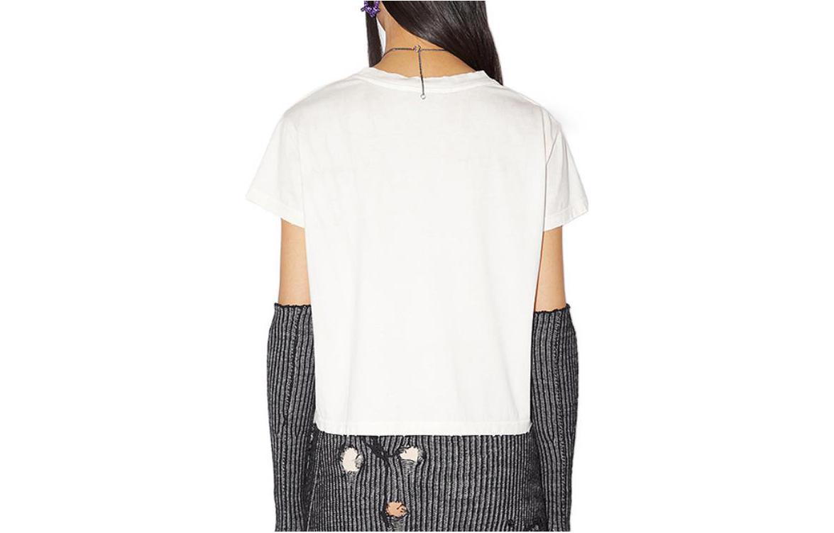 Lookbook (W) Acne Studios SS22 标志印花T恤 浅橙色 AL0285-ACA