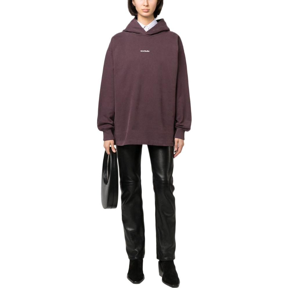 Lookbook (W) Acne Studios 紫色刺繡徽標套頭衛衣 SS22 系列 AI0083-AD6