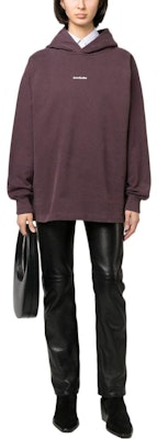 (W) Acne Studios 紫色刺繡徽標套頭衛衣 SS22 系列 AI0083-AD6 Lookbook (W) Acne Studios 紫色刺繡徽標套頭衛衣 SS22 系列 AI0083-AD6