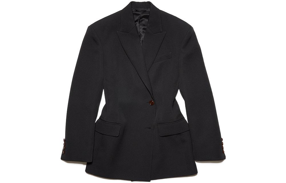 (Women) Acne Studios SS22  Tailored Single-Breasted Blazer Jacket Black. AH0206-900 圖 2