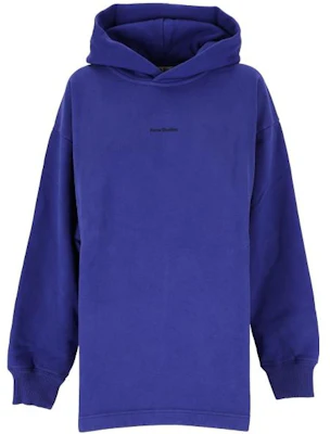 (W) Acne Studios SS22 藍色刺繡Logo套頭衛衣 AI0083-BCE Buy (W) Acne Studios SS22 藍色刺繡Logo套頭衛衣 AI0083-BCE