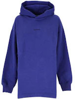 Order (Women) Acne Studios SS22 Blue Pullover Sweatshirt with Logo Embroidery AI0083-BCE