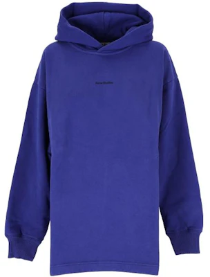 (W) Acne Studios SS22 藍色刺繡Logo套頭衛衣 AI0083-BCE Order (W) Acne Studios SS22 藍色刺繡Logo套頭衛衣 AI0083-BCE