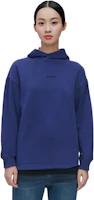 Sizing (Women) Acne Studios SS22 Blue Pullover Sweatshirt with Logo Embroidery AI0083-BCE