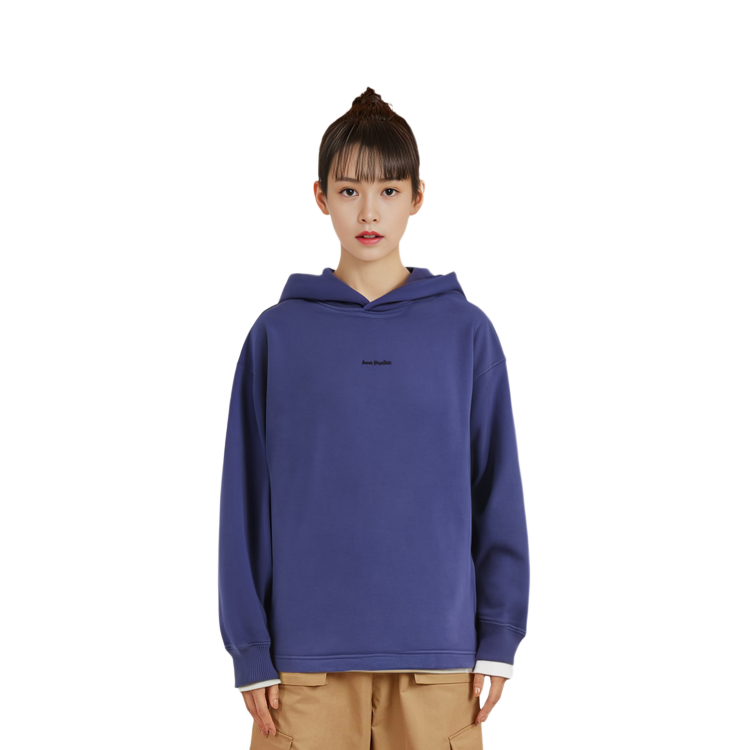 Cheap (W) Acne Studios SS22 藍色刺繡Logo套頭衛衣 AI0083-BCE