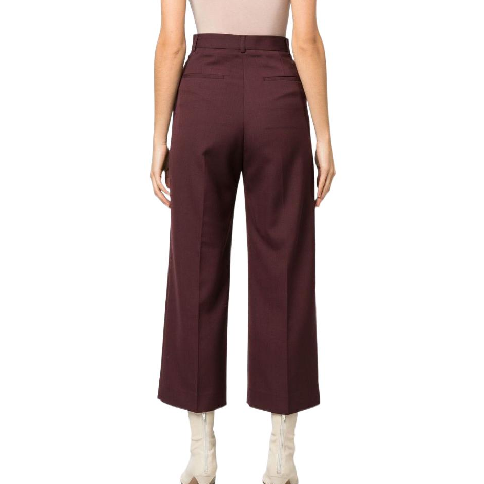 Shop (W) Pantalones Anchos Tobilleros Rectos Marrones Acne Studios SS22 AK0558-AD6