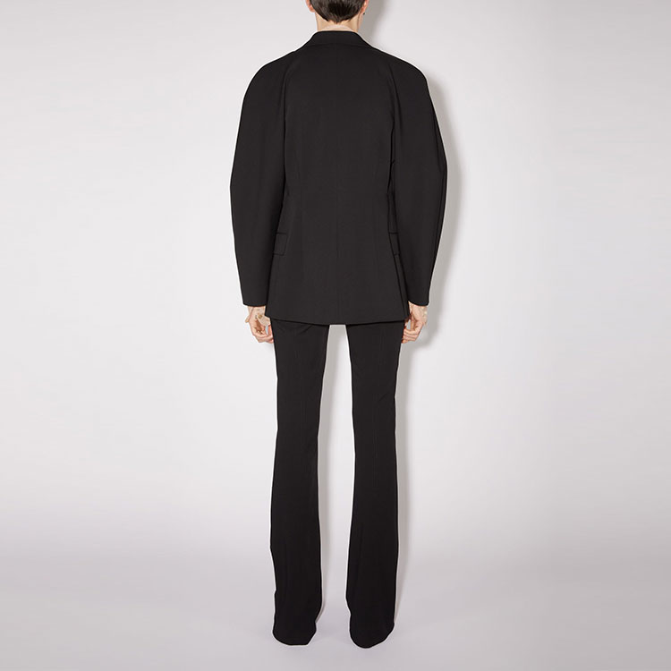 Shop (W) Blazer Oversized Relajado Acne Studios SS22 Negro. AH0185-900