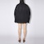Shop (Women) Acne Studios SS22 Patchwork Zip Denim Jacket - Black A90441-AAY