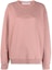 Order (Women) Acne Studios SS22 Pink Logo Crewneck Pullover Sweatshirt . AI0067-AD1