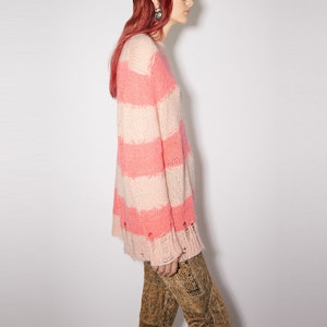 (W) Suéter de Manga Larga a Rayas Rosado Acne Studios SS22. A60243-CV0 Purchase (W) Suéter de Manga Larga a Rayas Rosado Acne Studios SS22. A60243-CV0