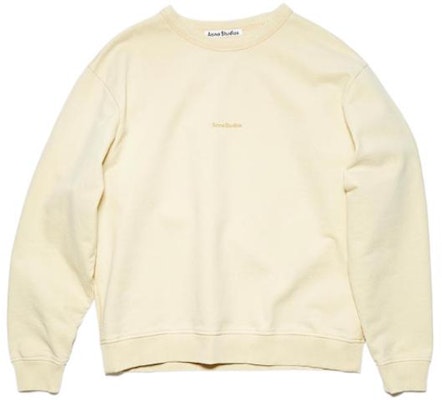 (W) 아크네 스튜디오 SS22 옐로우 오버사이즈 크루넥 긴팔 스웻셔츠 여성. AI0067-ABV Buy (W) 아크네 스튜디오 SS22 옐로우 오버사이즈 크루넥 긴팔 스웻셔츠 여성. AI0067-ABV