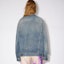 Shop (Women) Acne Studios SS23 Blue Washed Distressed Denim Jacket. C90125-AUZ