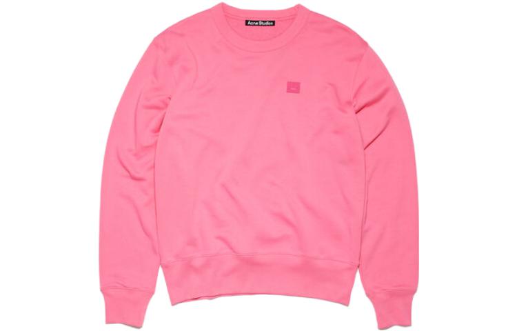 (Women) Acne Studios SS23  Face Loose Fit Crewneck Sweatshirt Long Sleeve. CI0140ACV
