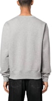 (W) Sudadera Gris de Manga Larga Acne Studios SS23 con Logo de Cara. CI0140-X92 Lookbook (W) Sudadera Gris de Manga Larga Acne Studios SS23 con Logo de Cara. CI0140-X92