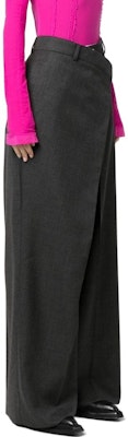 (Women) Acne Studios SS23 High-Waisted Wide-Leg Knit Sweatpants Black. AK0642-902 Purchase (Women) Acne Studios SS23 High-Waisted Wide-Leg Knit Sweatpants Black. AK0642-902