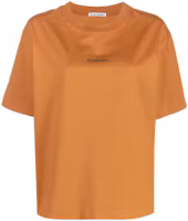 Order (Women) Acne Studios SS23 Oversized Tee Solid Color with Logo Orange. AL0135-DB6