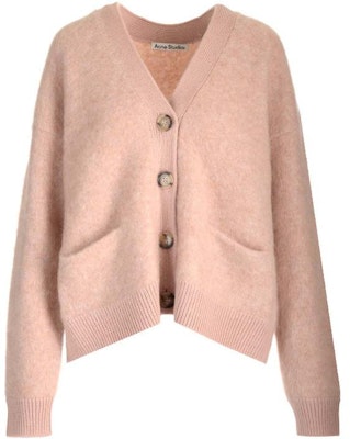 (W) Acne Studios SS23 Pink Mohair Wool Blend Cardigan Sweater. A60464-COA Buy (W) Acne Studios SS23 Pink Mohair Wool Blend Cardigan Sweater. A60464-COA