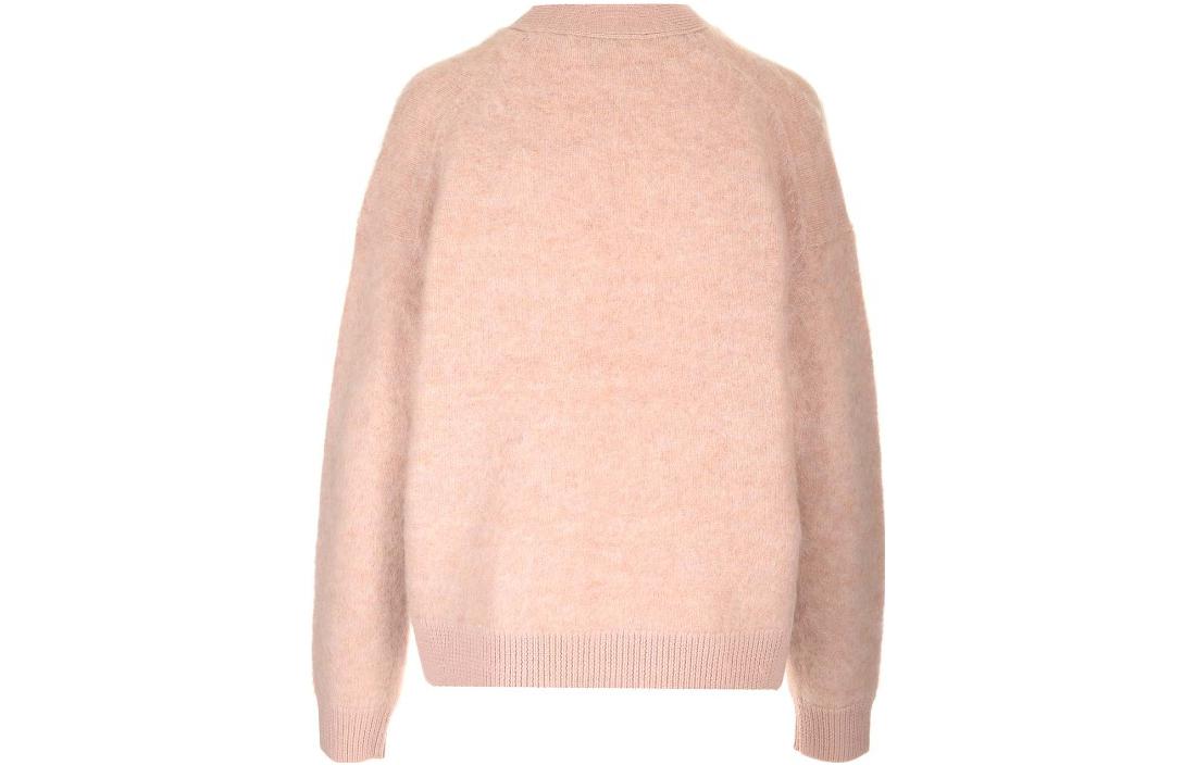 Lookbook (W) Acne Studios SS23 Pink Mohair Wool Blend Cardigan Sweater. A60464-COA