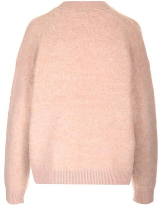 (W) Acne Studios SS23 Pink Mohair Wool Blend Cardigan Sweater. A60464-COA Lookbook (W) Acne Studios SS23 Pink Mohair Wool Blend Cardigan Sweater. A60464-COA