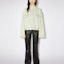 Lookbook (Women) Acne Studios SS23 Washed Yellow Denim Button-Up Cropped Jacket. A90498-BWL
