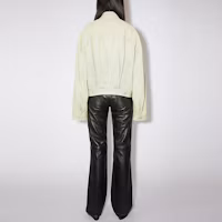 Shop (W) Acne Studios SS23 洗舊黃牛仔短版外套襯衫式設計 A90498-BWL